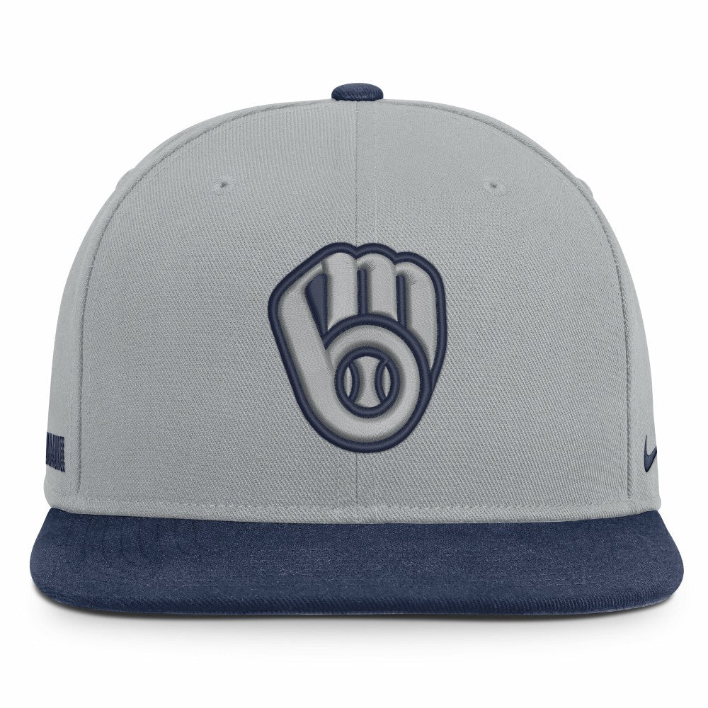 MLB Milwaukee Brewers Nike Primetime Pro Dri-FIT Snapback Hat