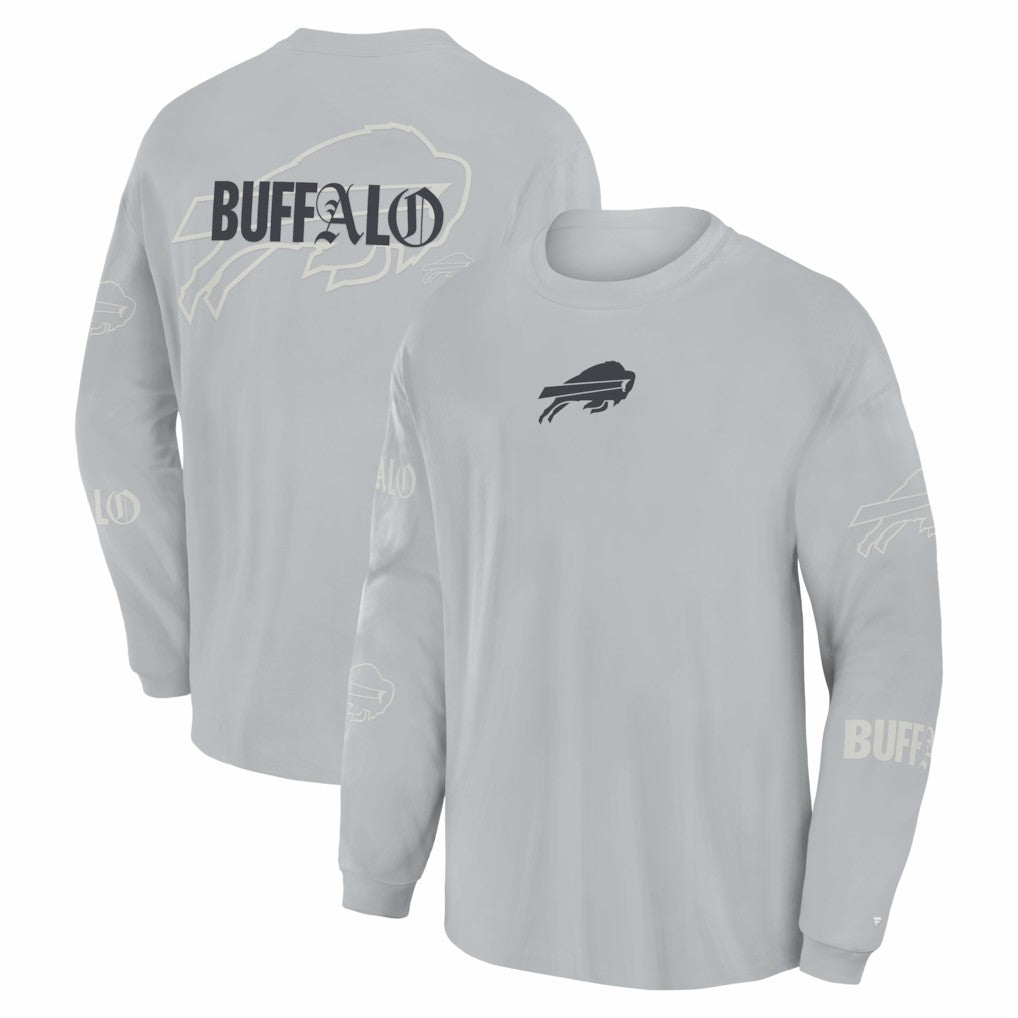 Oversized Type Play Long Sleeve T-Shirt - Buffalo Bills