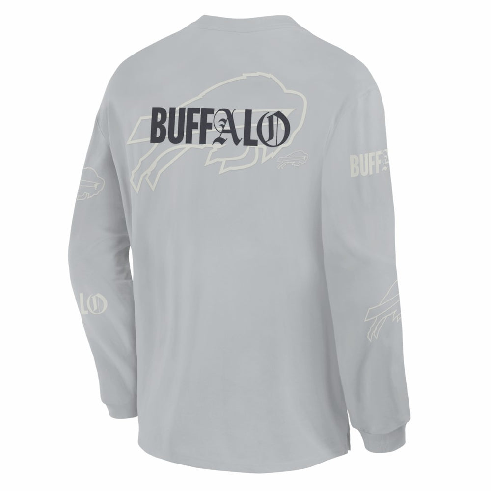 Oversized Type Play Long Sleeve T-Shirt - Buffalo Bills