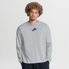 Oversized Type Play Long Sleeve T-Shirt - Detroit Lions