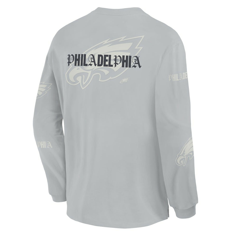 Oversized Type Play Long Sleeve T-Shirt - Philadelphia Eagles
