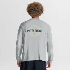 Oversized Type Play Long Sleeve T-Shirt - Pittsburgh Steelers