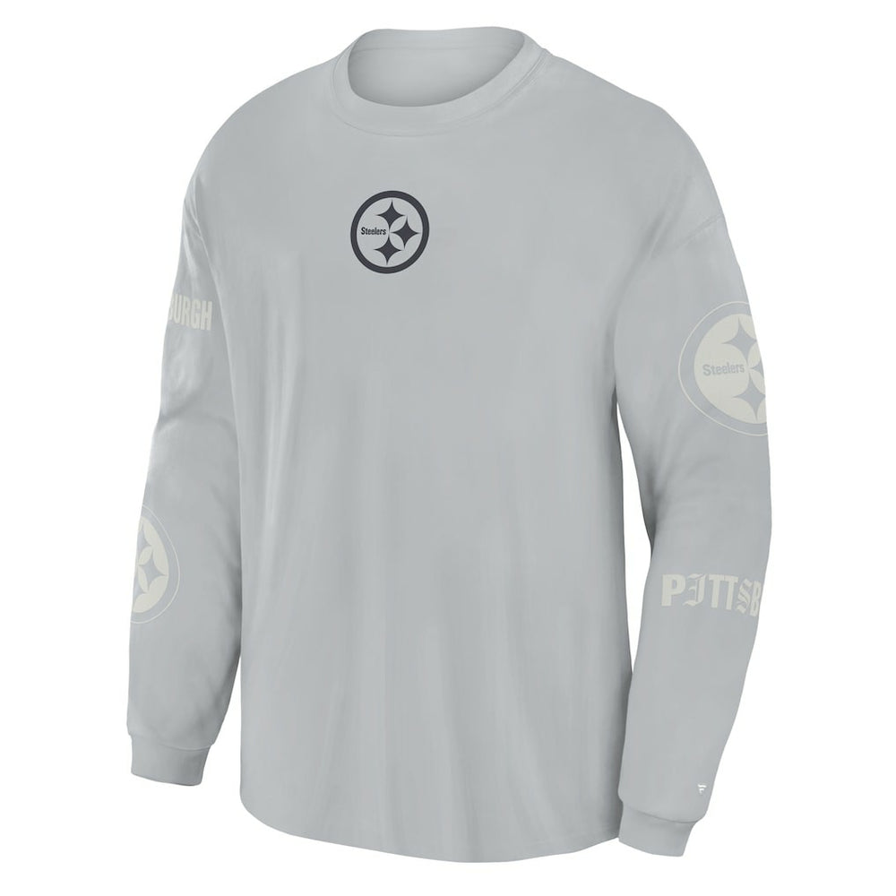 Oversized Type Play Long Sleeve T-Shirt - Pittsburgh Steelers