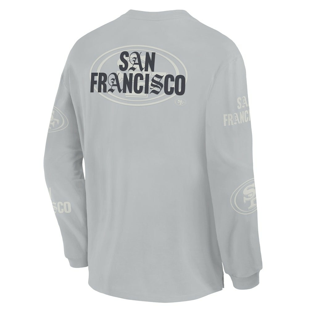 Oversized Type Play Long Sleeve T-Shirt - San Francisco 49ers