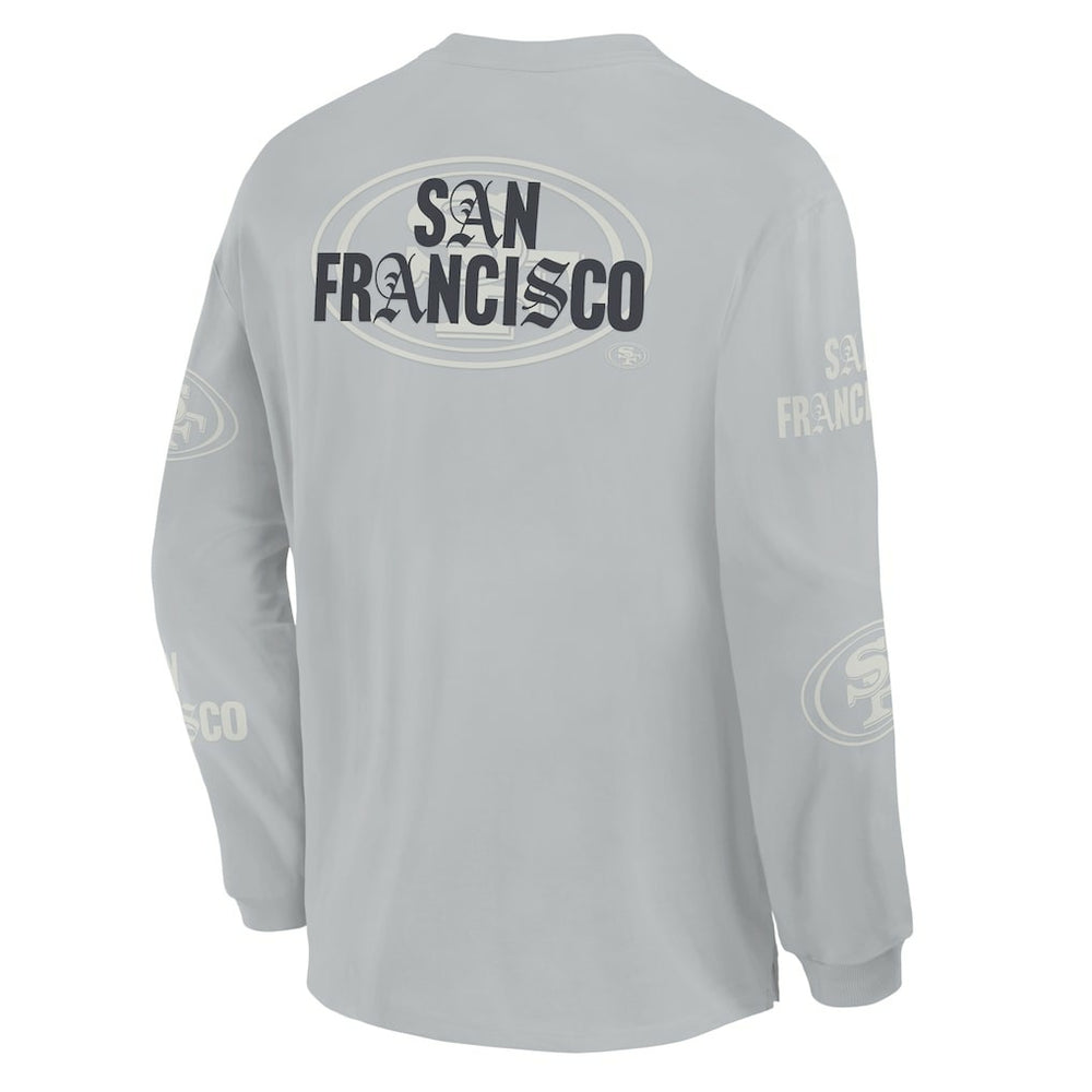 Oversized Type Play Long Sleeve T-Shirt - San Francisco 49ers