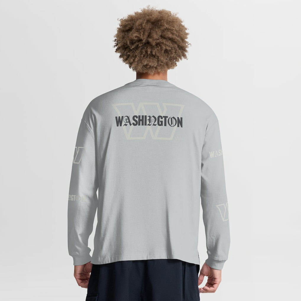 Oversized Type Play Long Sleeve T-Shirt - Washington Commanders