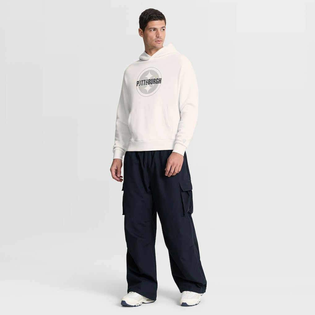 Oversized Type Play Location Hoodie - Pittsburgh Steelers