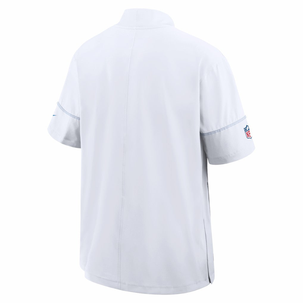 Sideline Short Sleeve Quarter-Zip Coach Jacket - Los Angeles Chargers