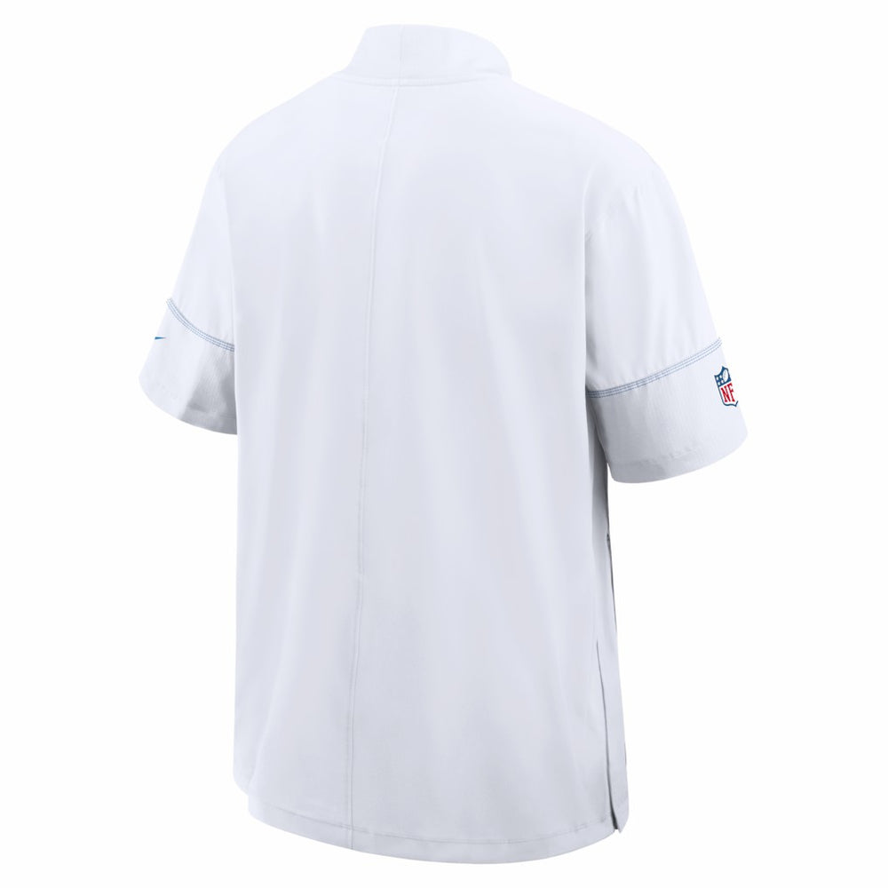 Sideline Short Sleeve Quarter-Zip Coach Jacket - Los Angeles Chargers