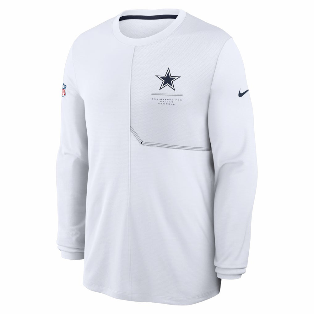 Sideline Coach UV Dri-FIT Long Sleeve Shirt - Dallas Cowboys
