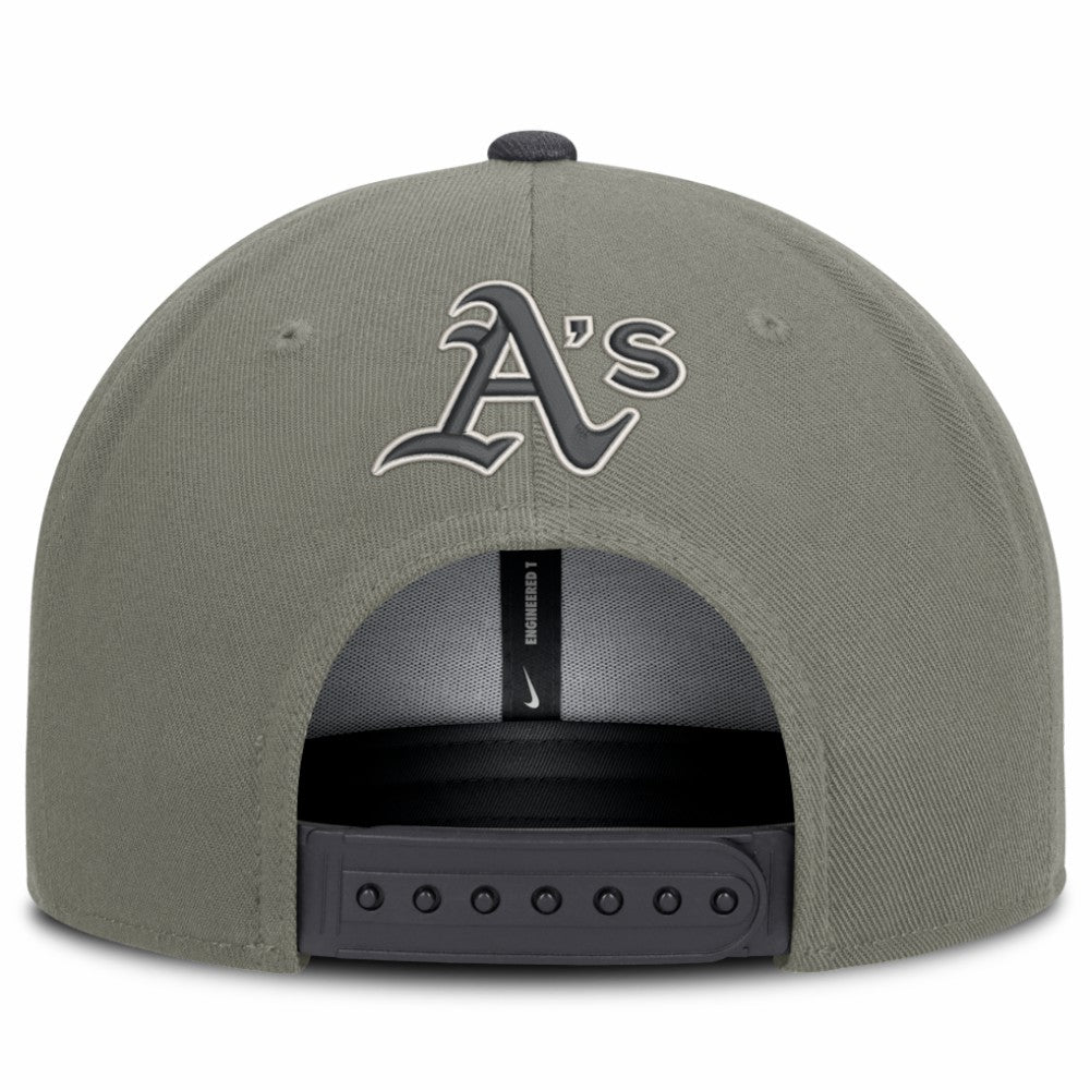 MLB Athletics Nike Pro Dri-FIT Snapback Hat