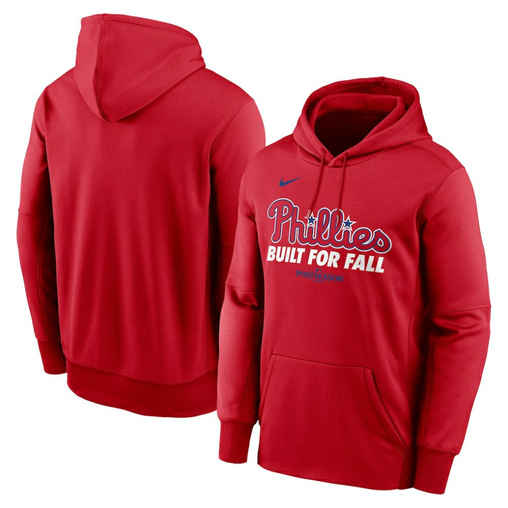 MLB Philadelphia Phillies Nike 2025 MLB Postseason Authentic Collection Therma Fleece Hoodie