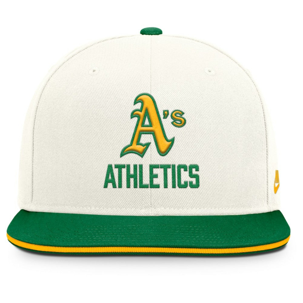 MLB Athletics Nike Cooperstown Pro Dri-FIT Snapback Hat