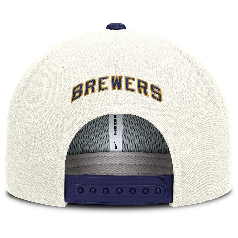 MLB Milwaukee Brewers Nike Cooperstown Pro Dri-FIT Snapback Hat