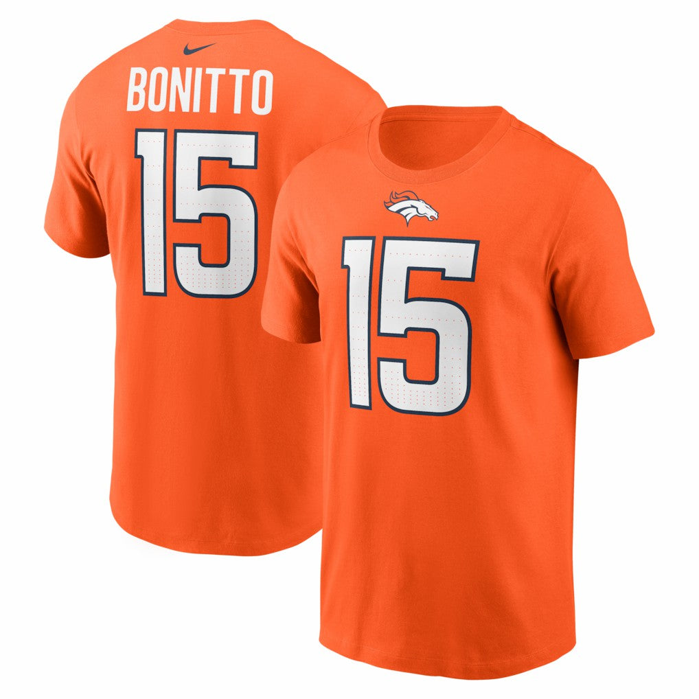 Nik Bonitto  Player Name & Number T-Shirt - Denver Broncos