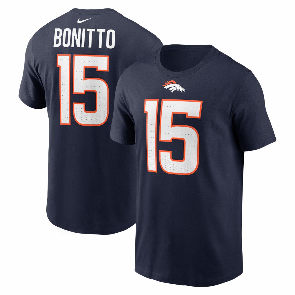 Nik Bonitto  Player Name & Number T-Shirt - Denver Broncos