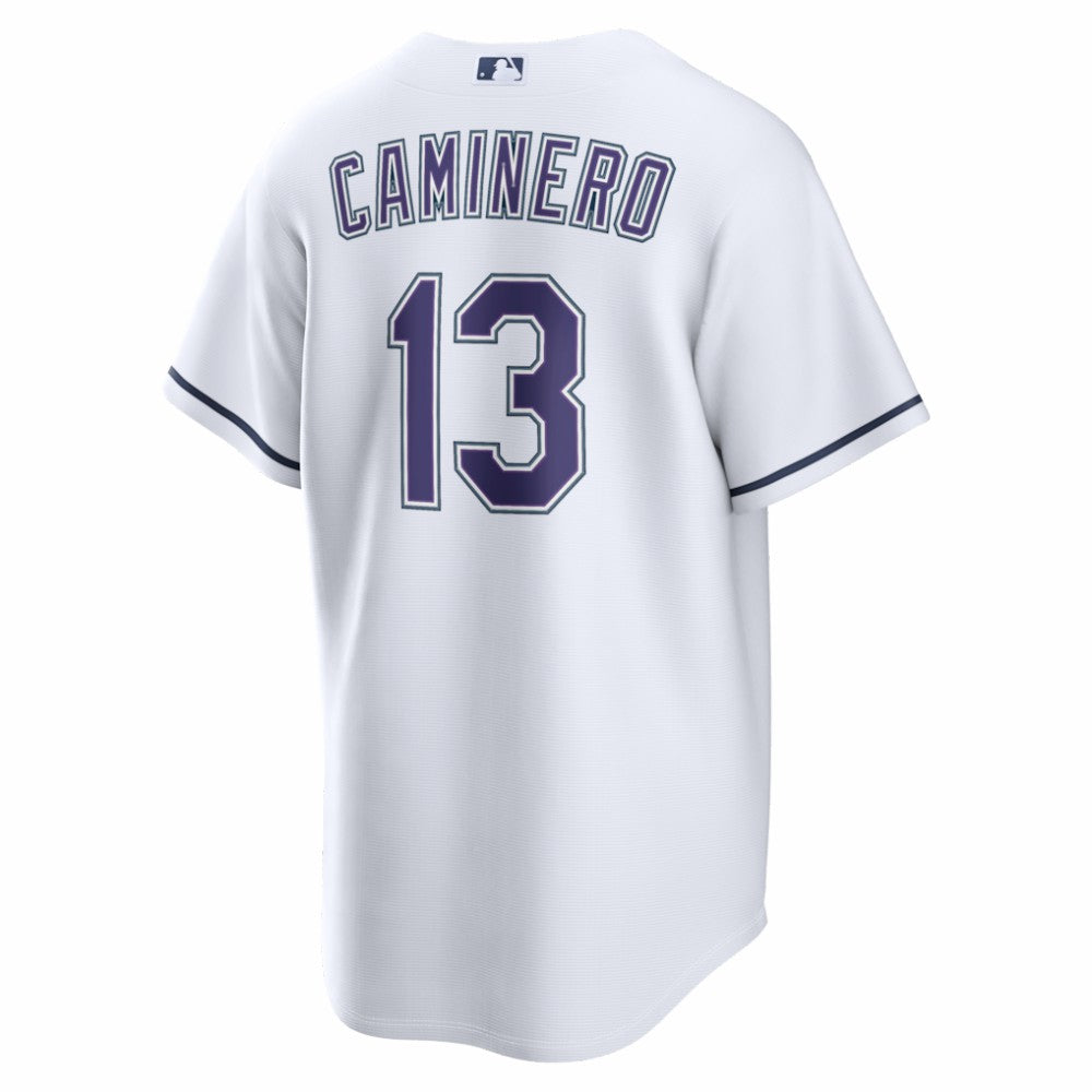 MLB Junior Caminero Tampa Bay Rays Nike Alternate 2 Replica Jersey