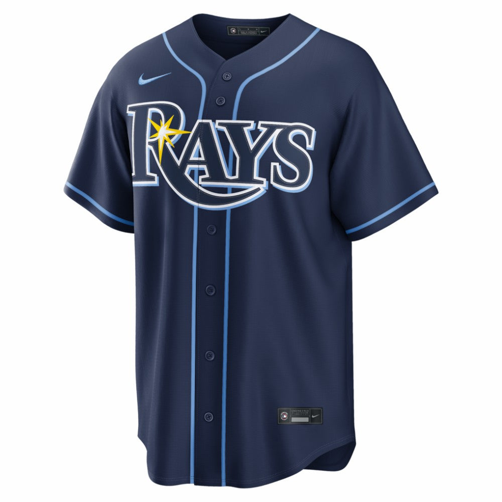 MLB Junior Caminero Tampa Bay Rays Nike Road Replica Jersey