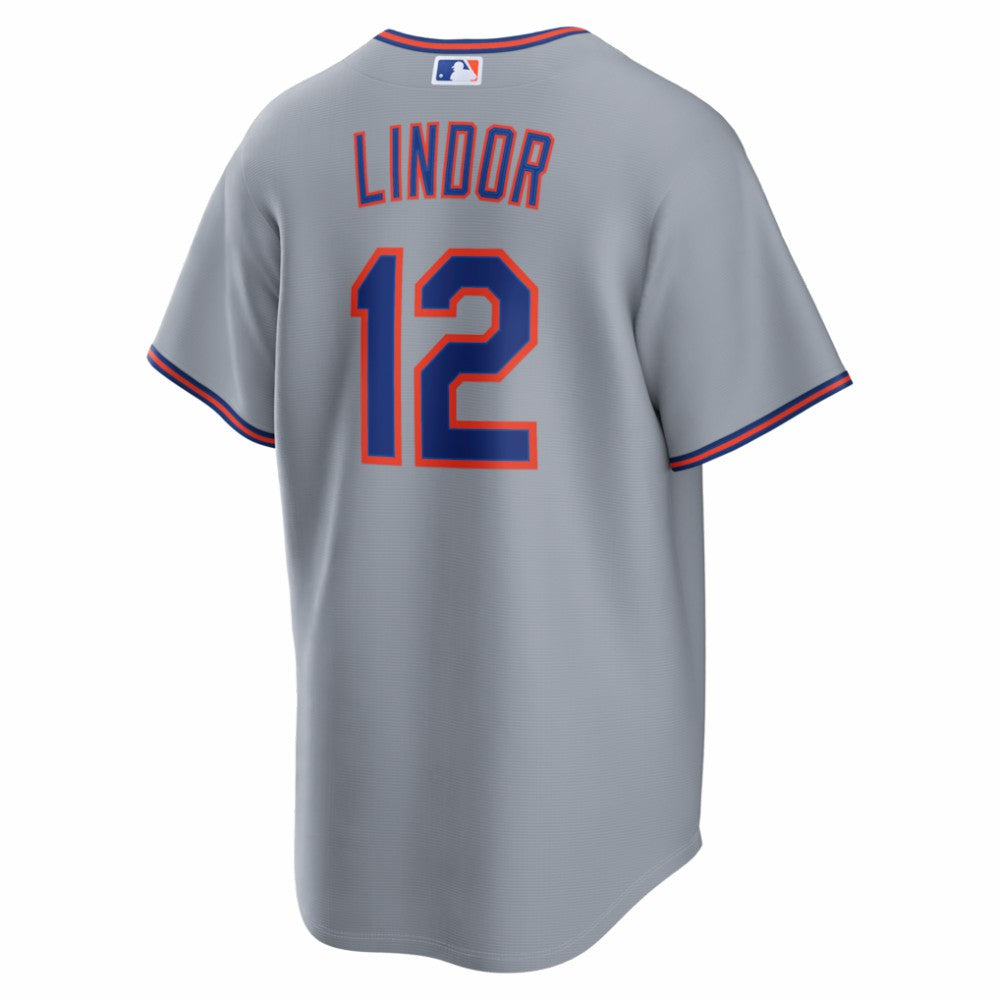 MLB Francisco Lindor New York Mets Nike Road Replica Jersey