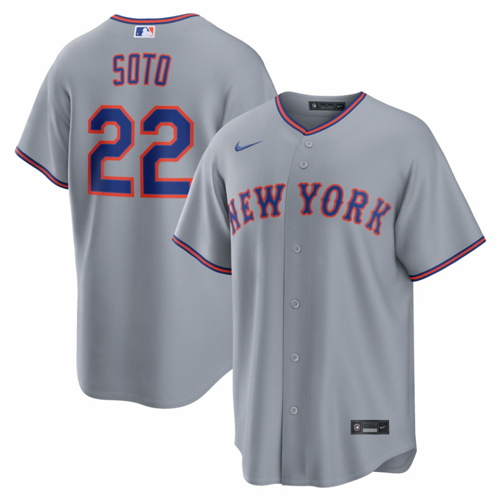 MLB Juan Soto New York Mets Nike Road Replica Jersey