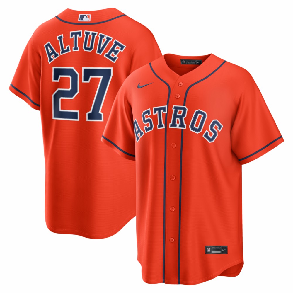 MLB Jose Altuve Houston Astros Nike Alternate Replica Jersey