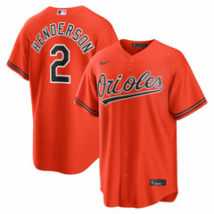 MLB Gunnar Henderson Baltimore Orioles Nike Alternate 2 Replica Jersey