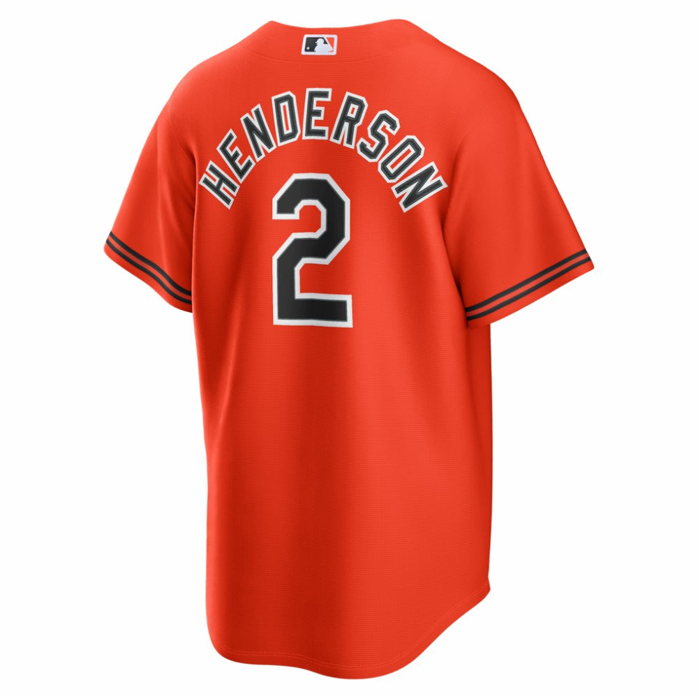 MLB Gunnar Henderson Baltimore Orioles Nike Alternate 2 Replica Jersey