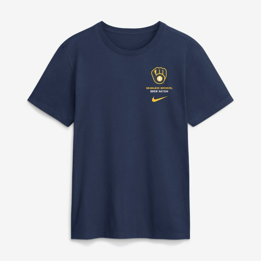 MLB Milwaukee Brewers Nike Primetime 2-Hit T-Shirt