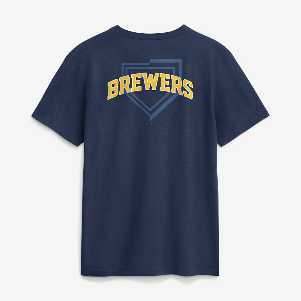 MLB Milwaukee Brewers Nike Primetime 2-Hit T-Shirt