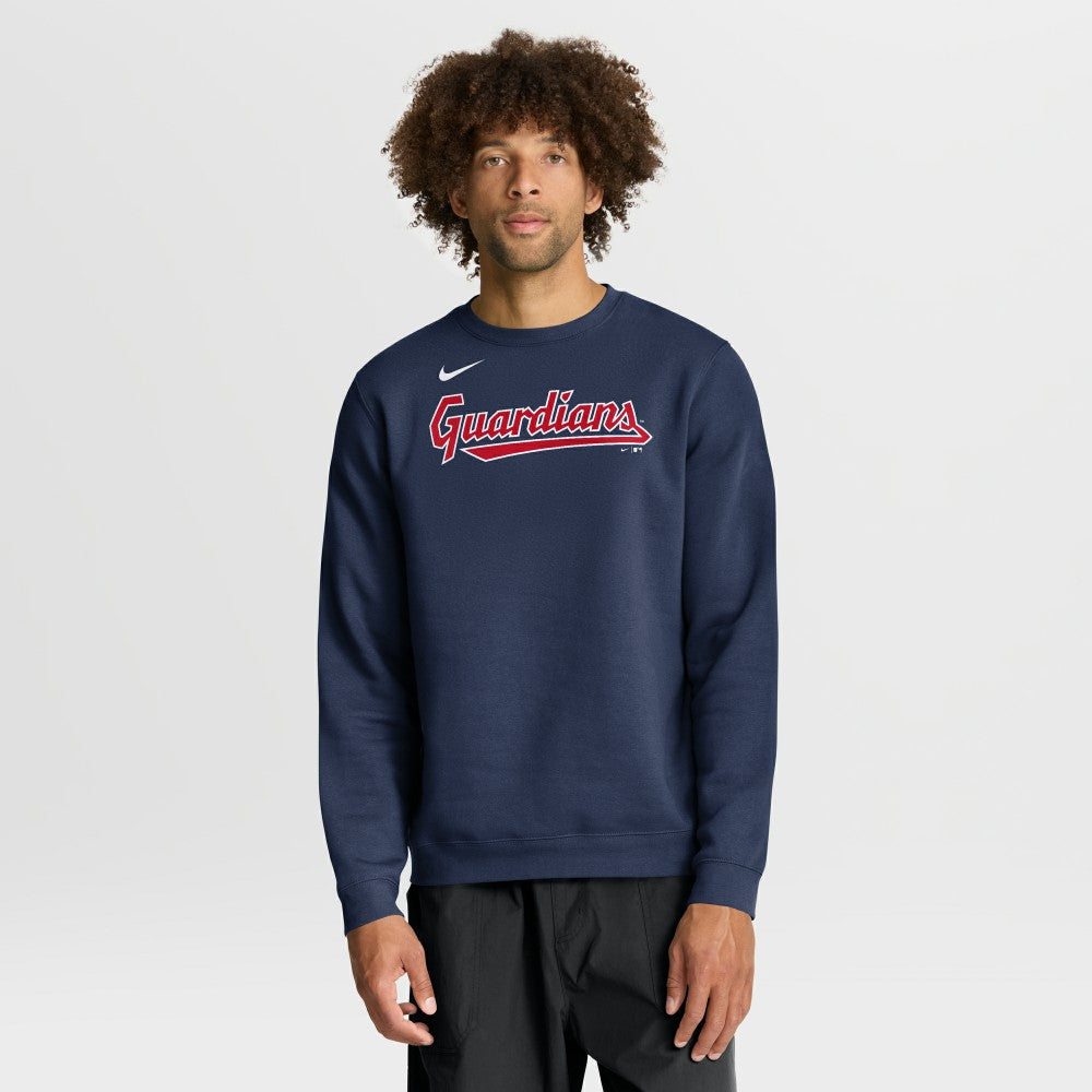 MLB Cleveland Guardians Nike Primetime Wordmark Sweatshirt