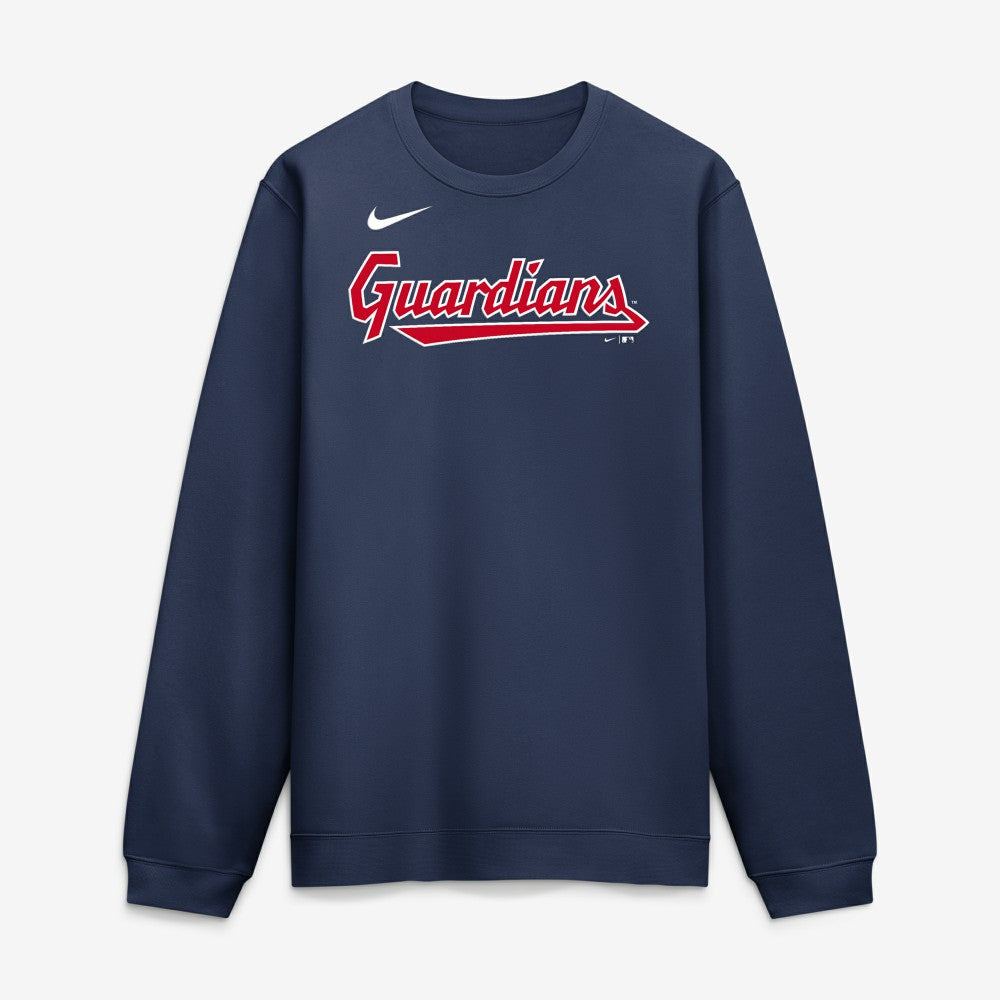 MLB Cleveland Guardians Nike Primetime Wordmark Sweatshirt