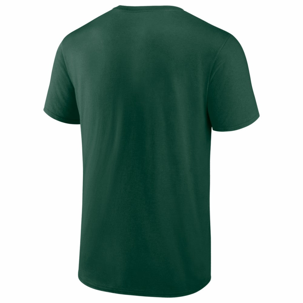NHL Green Minnesota Wild Logo Athletic Essential T-Shirt