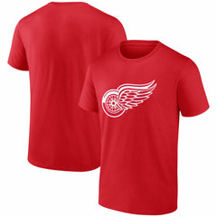 NHL Red Detroit Red Wings Logo Athletic Essential T-Shirt