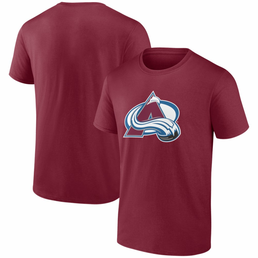 NHL Burgundy Colorado Avalanche Logo Athletic Essential T-Shirt