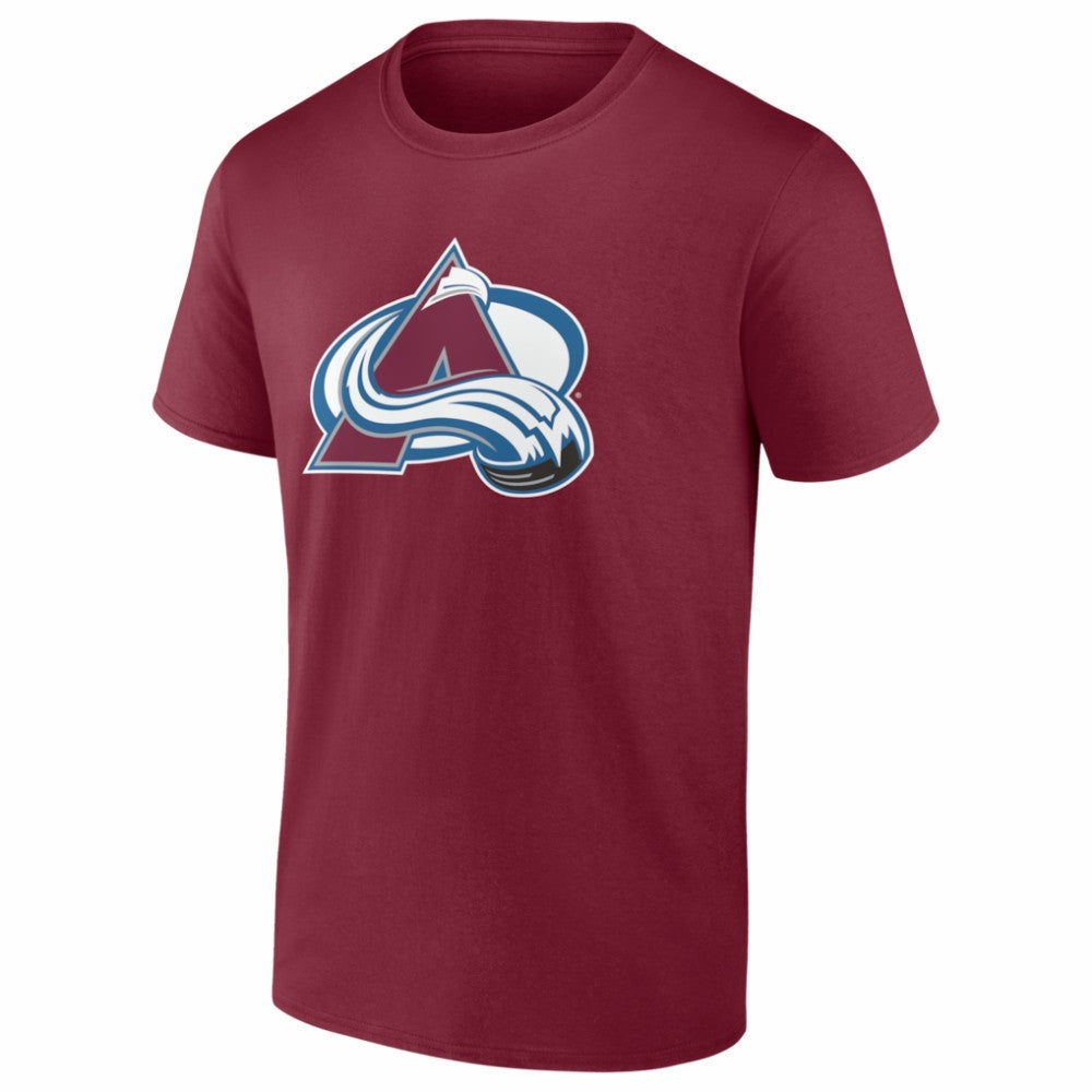 NHL Burgundy Colorado Avalanche Logo Athletic Essential T-Shirt