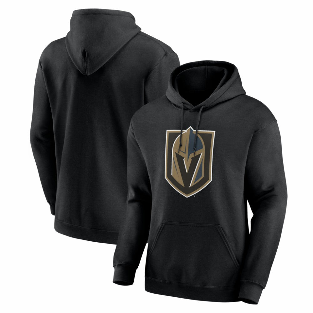 NHL Black Vegas Golden Knights Logo Athletic Essential Hoodie