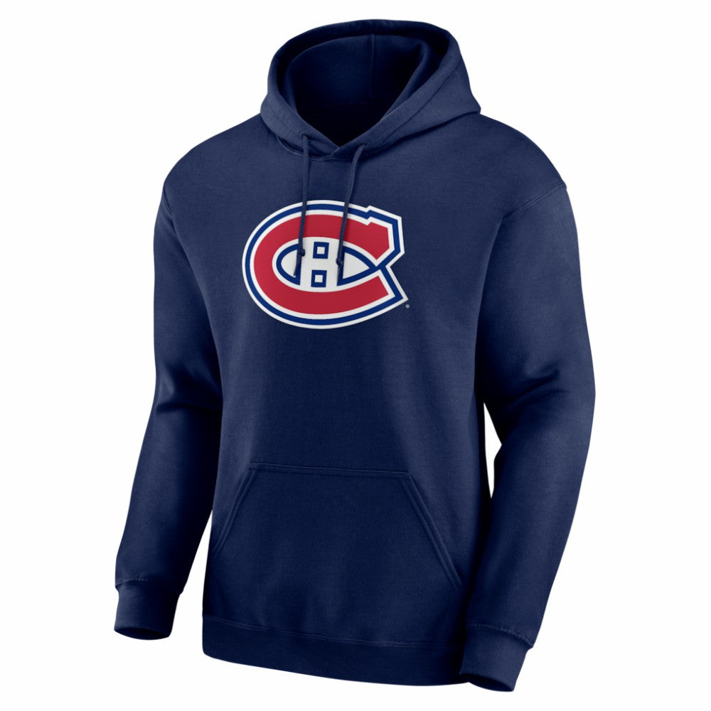 NHL Navy Montreal Canadiens Logo Athletic Essential Hoodie
