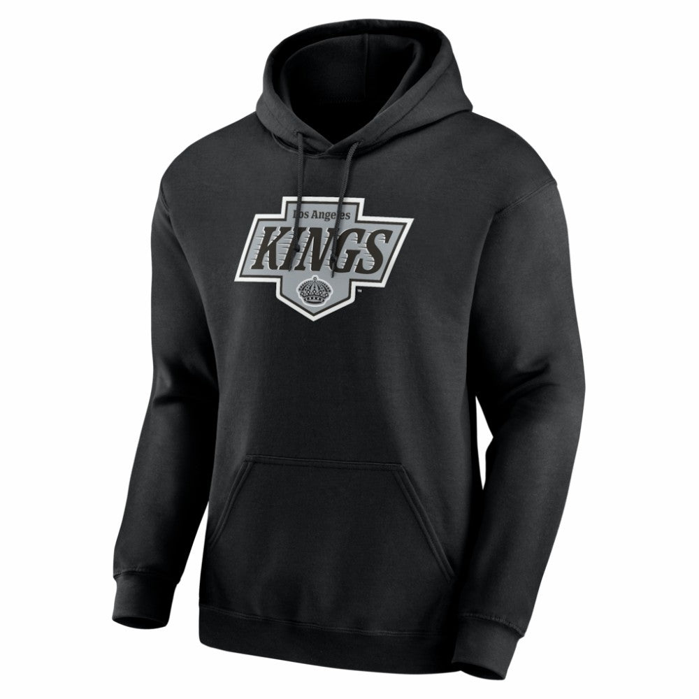 NHL Black Los Angeles Kings Logo Athletic Essential Hoodie