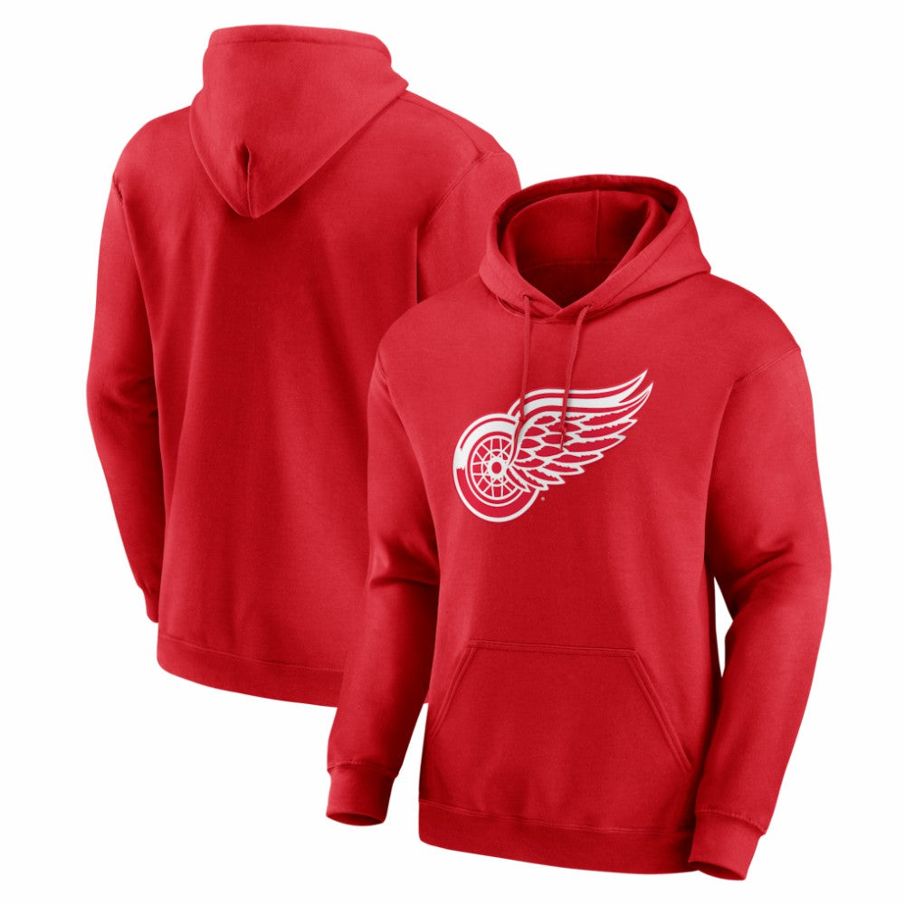 NHL Red Detroit Red Wings Logo Athletic Essential Hoodie