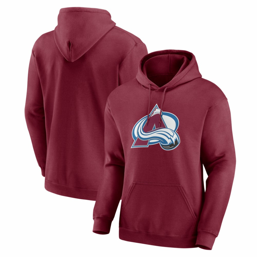 NHL Burgundy Colorado Avalanche Logo Athletic Essential Hoodie