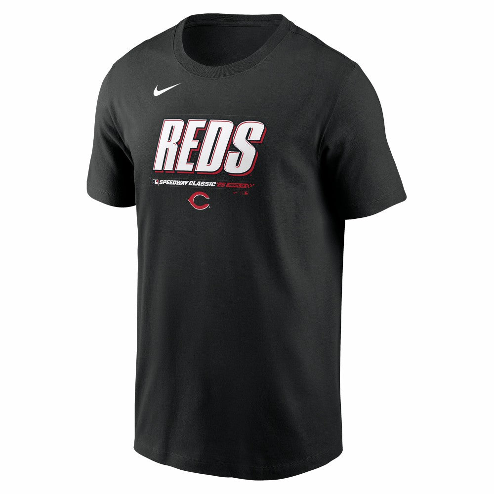 MLB Cincinnati Reds Nike 2025 MLB Speedway Classic Authentic Collection Wordmark T-Shirt