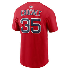 MLB Garrett Crochet Boston Red Sox Nike Name & Number T-Shirt