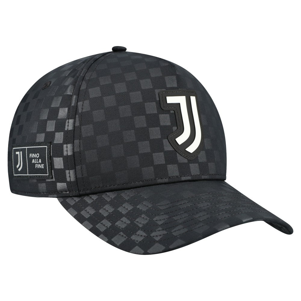 Juventus Checkmate A-Frame Adjustable Hat - Fanatics Black