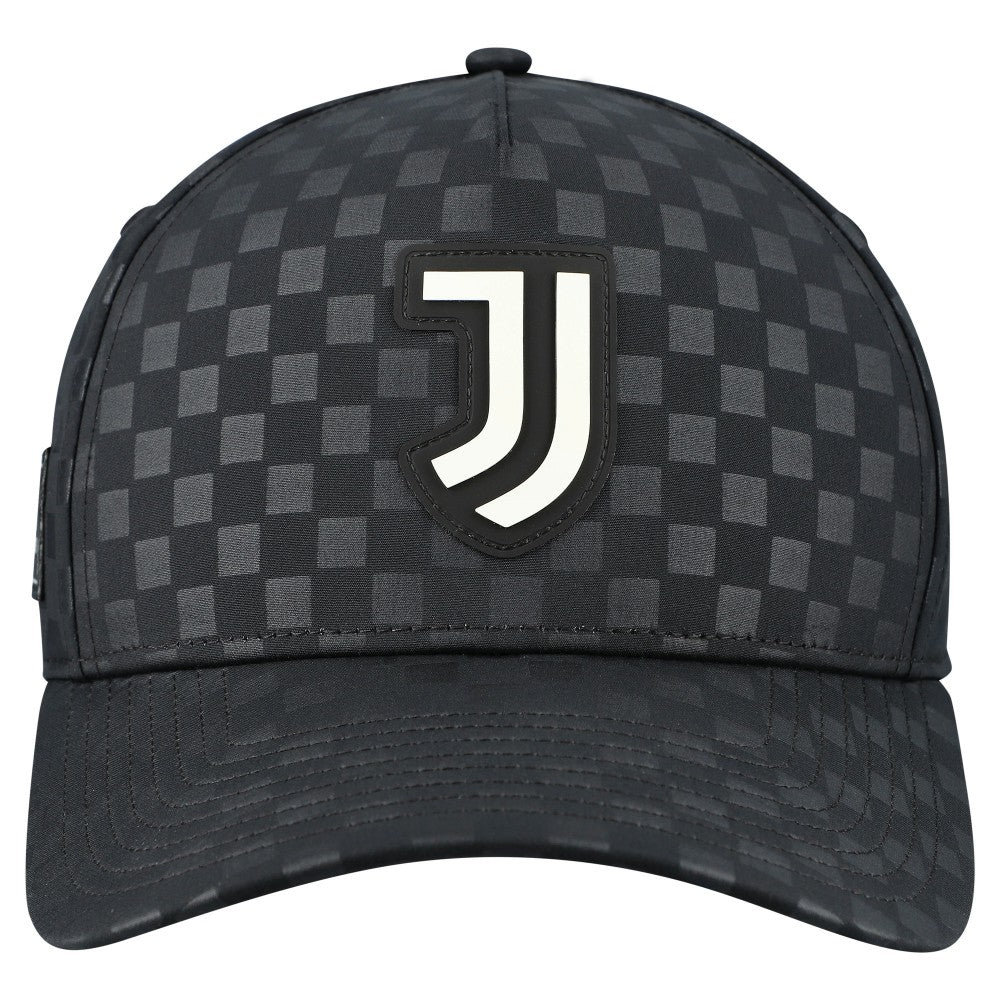 Juventus Checkmate A-Frame Adjustable Hat - Fanatics Black