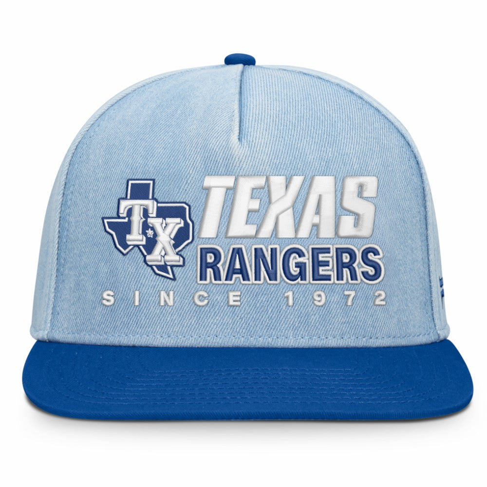 MLB Texas Rangers Fanatics Twinbill Snapback Hat