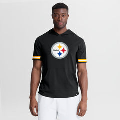 Optimal Play Short Sleeve Hooded T-Shirt - Pittsburgh Steelers