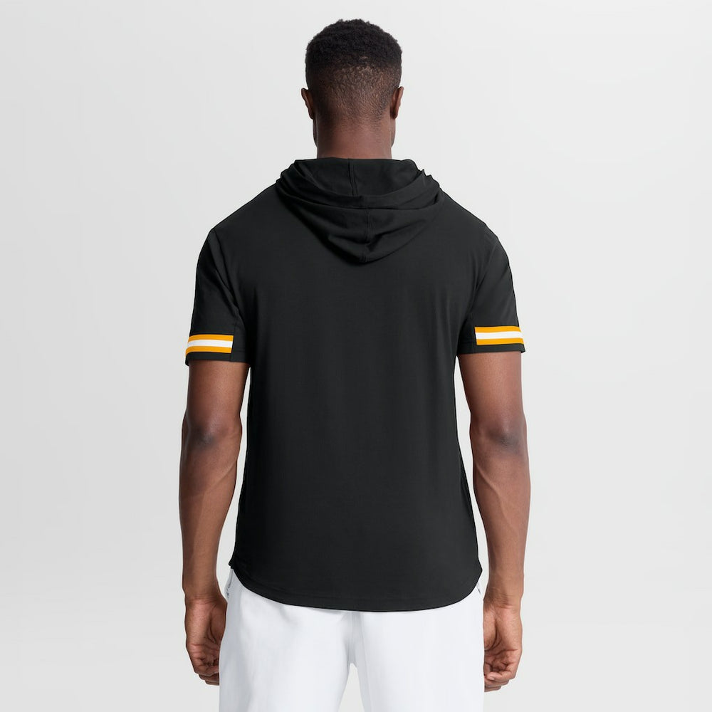 Optimal Play Short Sleeve Hooded T-Shirt - Pittsburgh Steelers