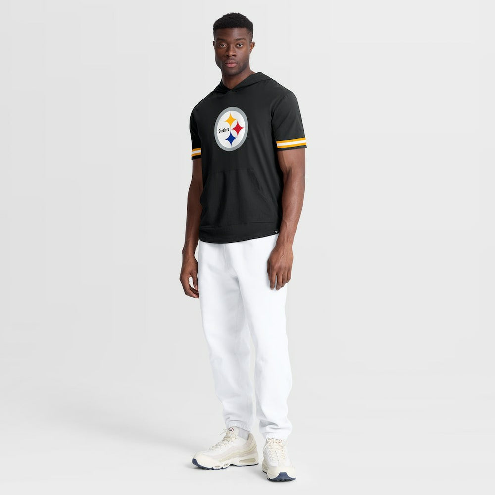 Optimal Play Short Sleeve Hooded T-Shirt - Pittsburgh Steelers