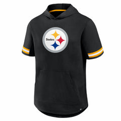 Optimal Play Short Sleeve Hooded T-Shirt - Pittsburgh Steelers