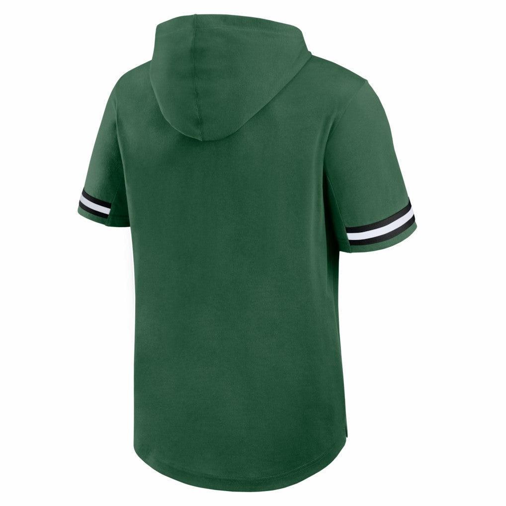 Optimal Play Short Sleeve Hooded T-Shirt - New York Jets
